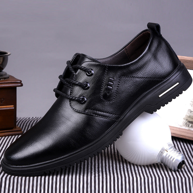 Fashion new spring autumn men's flat shoes casual shoes lightweight comfortable men's shoes fashion Leather loafers Shoes
